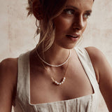 LILA PEARL NECKLACE: Silver