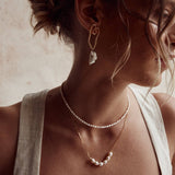 LILA PEARL NECKLACE: Silver