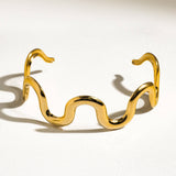 Amara Wavy Bold Bracelet