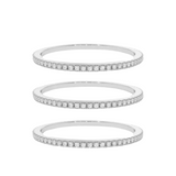 Chloe Stackable Eternity Band – Gold and Silver Options