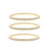Chloe Stackable Eternity Band – Gold and Silver Options