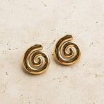 Conch Shell Earrings. 18K gold-plated, tarnish-resistant, waterproof & hypoallergenic