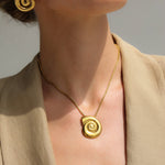  Conch Shell Earrings – 18K Gold Plated | Coastal-Inspired Jewellery