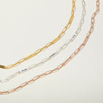 The Custom Multiple Name Necklace is a personalised keepsake in 18K gold or rose gold-plated sterling silver