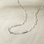 Custom Multiple Name Necklace silver 