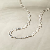 Custom Multiple Name Necklace silver 