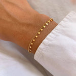 Delicate Chain Bracelet. Gold-plated, hypoallergenic & tarnish-resistant