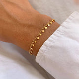 Delicate Chain Bracelet. Gold-plated, hypoallergenic & tarnish-resistant