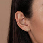 Gold Butterfly Stud Earrings add effortless elegance. 18K gold-plated, hypoallergenic & tarnish-resistant