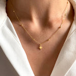Guiding Star Necklace. Gold plated Stainless steel, hypoallergenic & tarnish-resistant