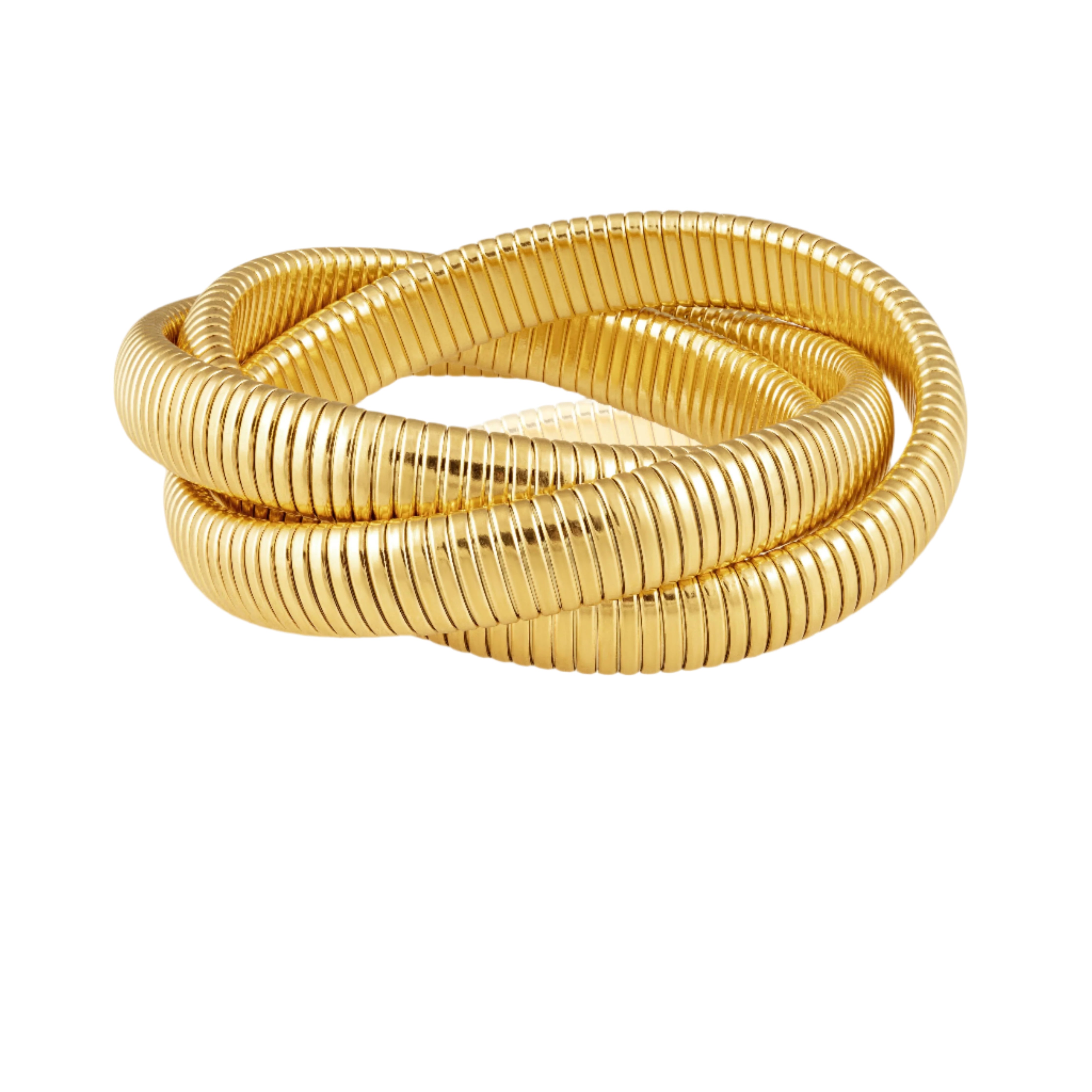 Infinity Multi-Layered Bracelet. 18K gold-plated, hypoallergenic and tarnish-resistant