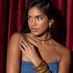 Infinity Multi-Layered Bracelet. 18K gold-plated inspo model