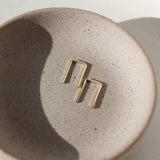 Mini Staple Earrings – 14K Gold Fill, Minimalist Everyday Style