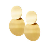 Statement Circular Earrings. 18K gold-plated, hypoallergenic & lightweight australia