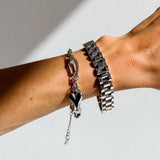 Sterling Watch Link Bracelet – Stainless Steel, Timeless & Elegant