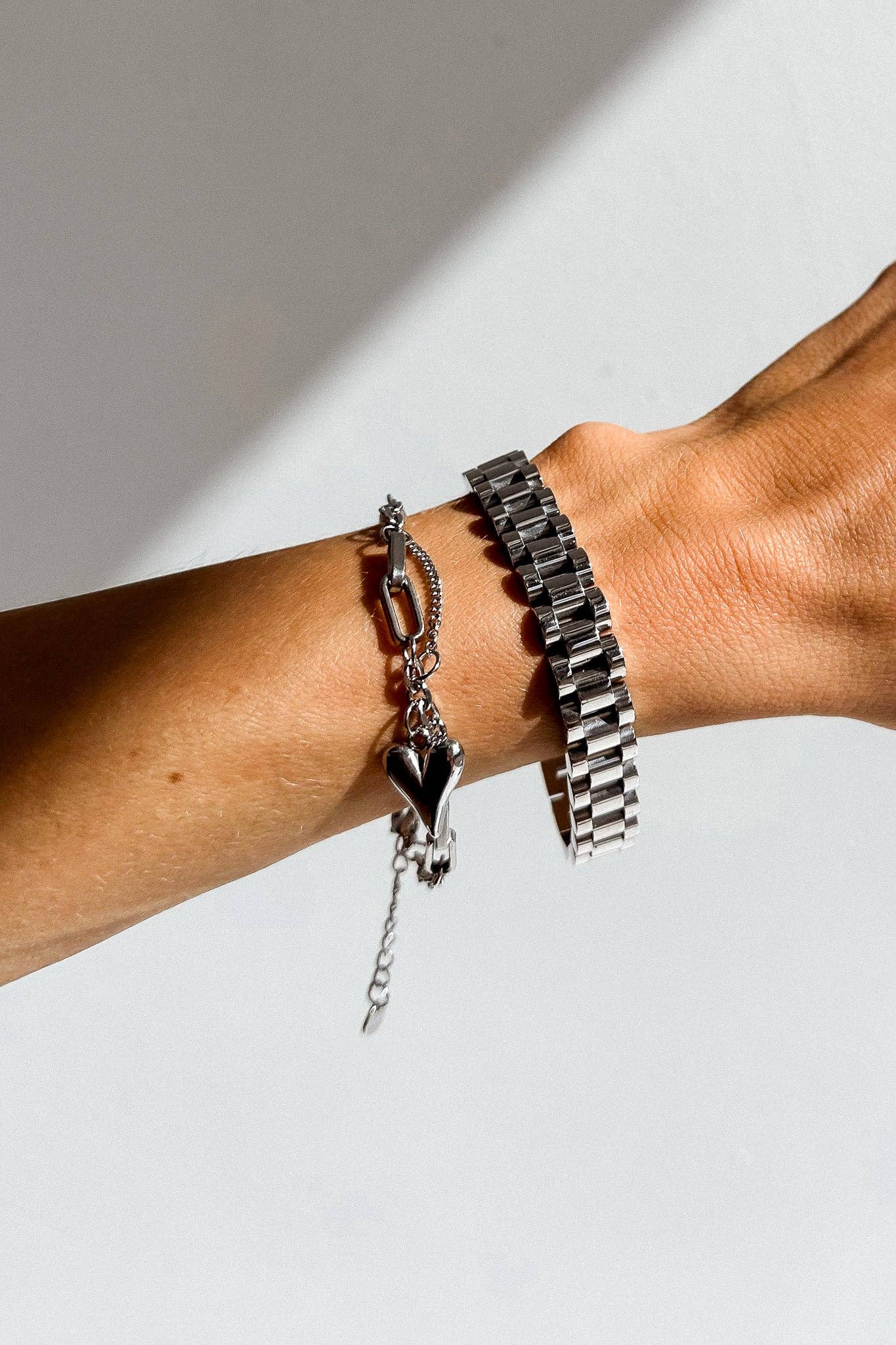 Sterling Watch Link Bracelet – Stainless Steel, Timeless & Elegant