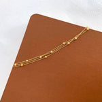 Trinity Layered Bracelet in gold