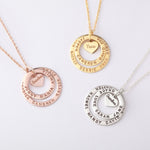 Two_rings_and_pendant_personalised_jewellery_gold_rose_gold_and_silver