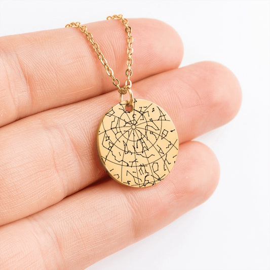 Night Sky Personalized Necklace