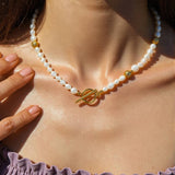 Odessa Baroque Pearl Choker – 18K Gold Plated