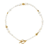 Odessa Baroque Pearl Choker – 18K Gold Plated