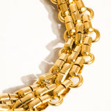 Lyra Bold Weave Bracelet – 18K Gold Plated