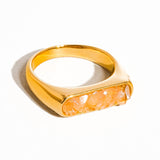Aurora Crushed Crystal Ring