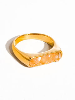Aurora Crushed Crystal Ring
